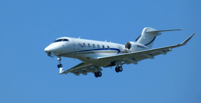 Canadair Challenger 350 (N616EA) - About to touch down is this brand new Bombardier Challenger 350 in the Summer of 2023.