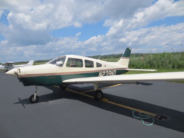 Piper Cherokee (N239ND) - East Coast Aero Club Warrior at Norwood.