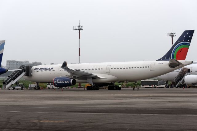 Airbus A330-300 (S2-ALB) - 28th August, 2024: Parked on the ramp at Dhaka's Zia International Airport. 