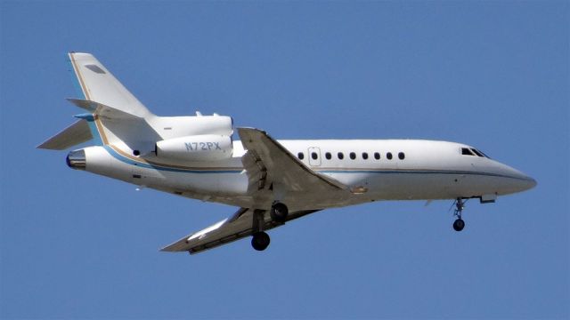 Dassault Falcon 20 (N72PX) - N72PX - TRISHAN AIR LLC (SANTA BARBARA CA)br /Year built:1987br /Owner: Trishan Air Llcbr /MYSTERE FALCON 900  