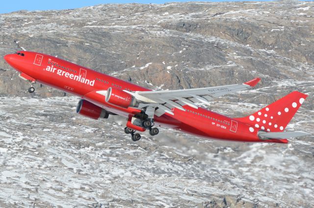 Airbus A330-300 (OY-GRN) - Photo taken from the Fire training ground