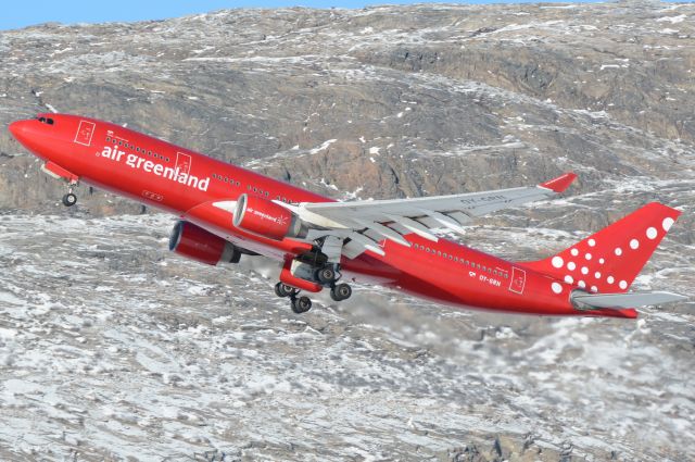 Airbus A330-300 (OY-GRN) - Photo taken from the Fire training ground