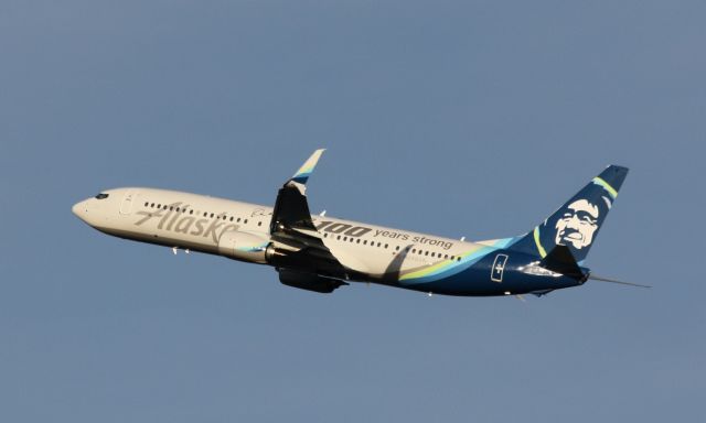 Boeing 737-900 (N248AK) - Alaskas newest special scheme celebrating Boeings 100th Anniversary