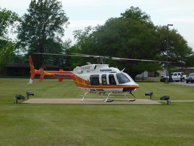 Bell 407 (N694PA) - Pafford Air One Alpha getting ready to depart MS01