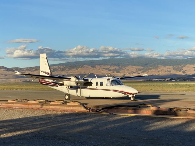 Rockwell Turbo Commander 690 (N840KB) - On fire assignment in Siskiyou.