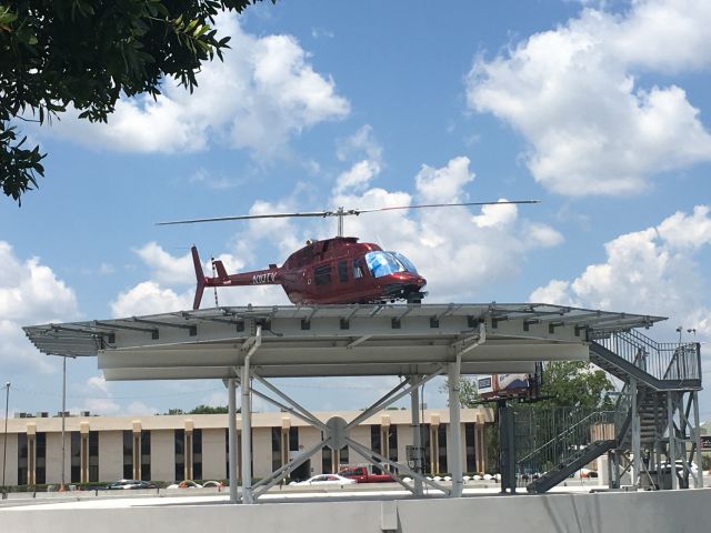 Bell JetRanger (N10TV) - Unmarked Back-up for TV stations - most recently in Central Florida