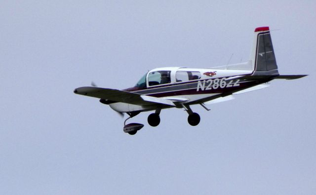 Grumman AA-5 Tiger (N28622) - On final is this 1978 Grumman American AA-5B in the Autumn of 2018.