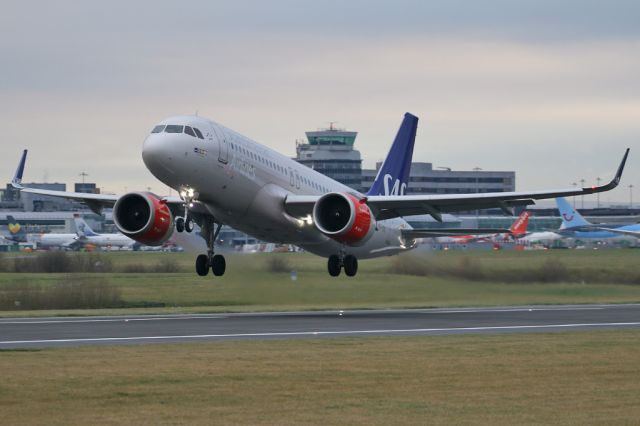 Airbus A320neo (EI-SIG) - SAS2548 on the way back to Stockholm