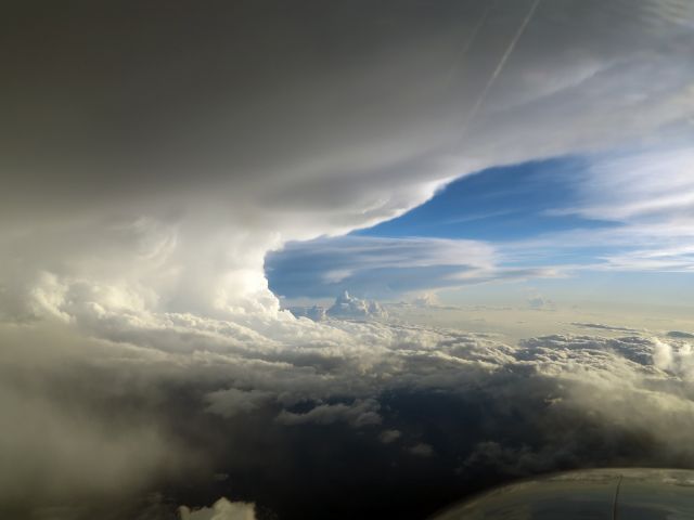 Cessna Citation V (N365EA) - Thunderstorms en route from BHB to DXR.