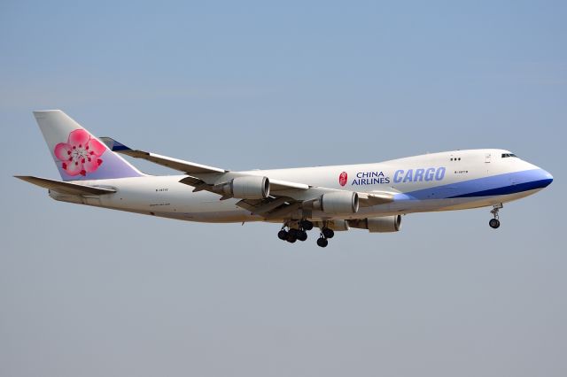 Boeing 747-200 (B-18710) - 02/19/2016 China Airlines Cargo B-18710 B747 KDFW