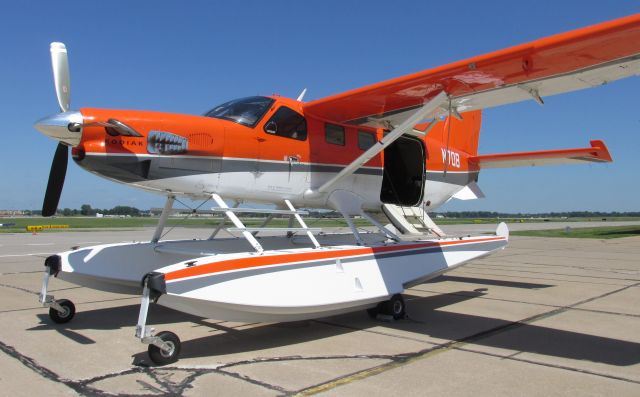 Quest Kodiak (N708) - Taken yesterday at the Moline/Quad City airport. br /A Quest Kodiak on Aerocet 6650 amphibious floats. Operated by the Fish and Wildlife Service. They were doing aerial photography/imaging of the upper Mississippi from Cape Girardeau MO to St Anthony Falls in Minneapolis.