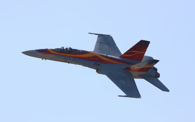 N796 — - Canadian CF-18 Topside view.