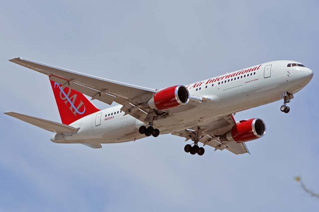 BOEING 767-200 (N225AX) - Omni Air International Boeing 767-224 N225AX arriving at Phoenix Sky Harbor on March 15, 2020 operating as Air Canada flight 2414 from Vancouver.