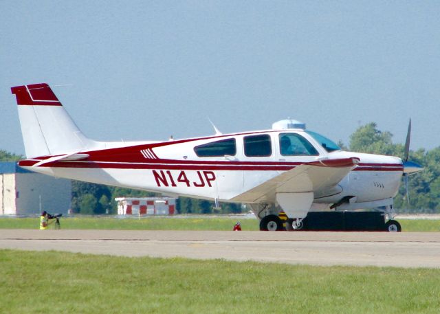 Beechcraft Bonanza (36) (N14JP) - At AirVenture 2016. 1986 BEECH F33C