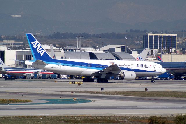 Boeing 777-200 (JA709A) - JA709A  B777-281 (ER)  ANA  KLAX