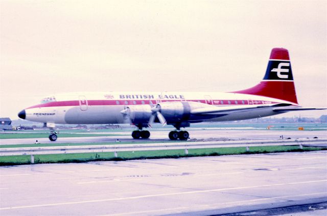 G-AOVF — - Britannia 175 in November 1968 at Düsseldorf (EDDL)