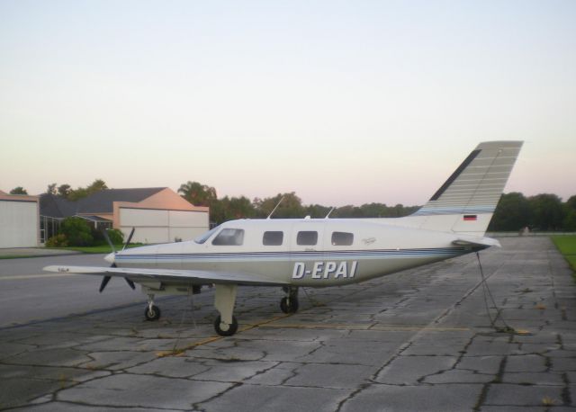 Piper Malibu Mirage (D-EPAI) - D-EPAI, from Innsbruck Austria, is shown at Spruce Creek Florida (7FL6).