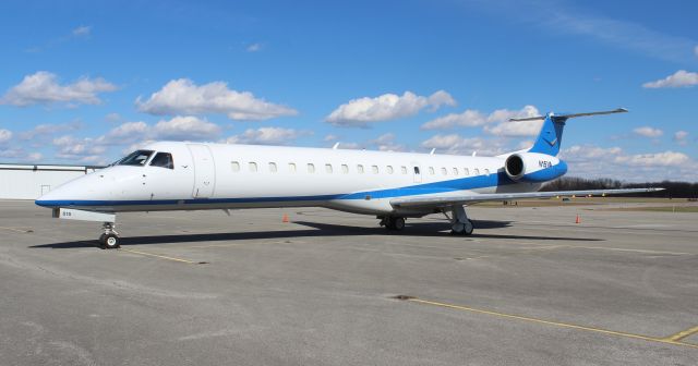 Embraer ERJ-145 (N15VA) - A Victory Air Embraer EMB-145LR on the ramp at Northwest Alabama Regional Airport, Muscle Shoals, AL - February 8, 2020.  This charter brought one of the Liberty University basketball teams in to play the University of North Alabama.