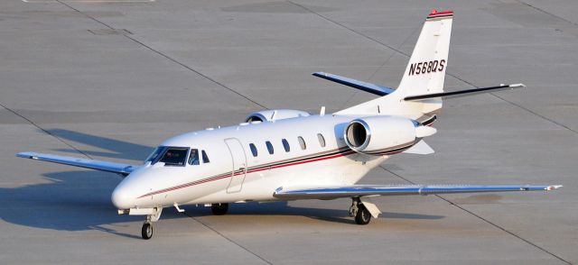 Cessna Citation Excel/XLS (N568QS) - Seen at KATL on 9/10/2010.