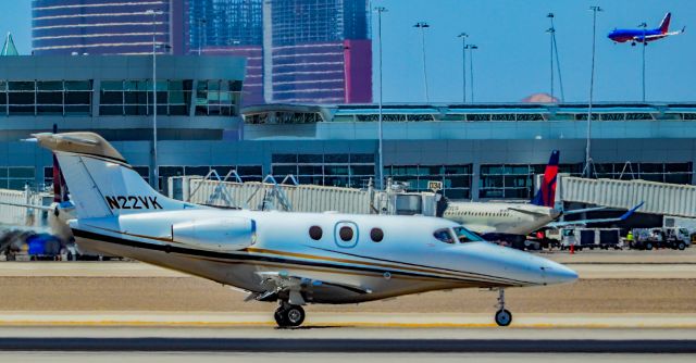 Beechcraft Premier 1 (N22VK) - N22VK Raytheon 390 s/n RB/140 - Las Vegas - McCarran International Airport (LAS / KLAS)br /USA - Nevada July 9, 2019br /Photo: Tomás Del Coro