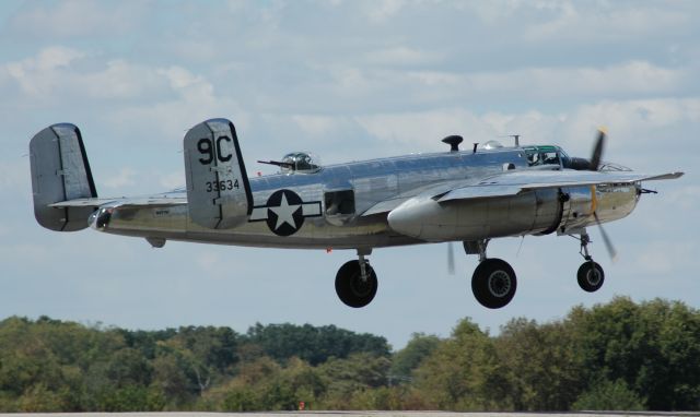 North American TB-25 Mitchell (N3774) - Awsome sound, great to see, not many of these left, they had a flyin for the DOlittle Radiers back in April 16 of them showed up