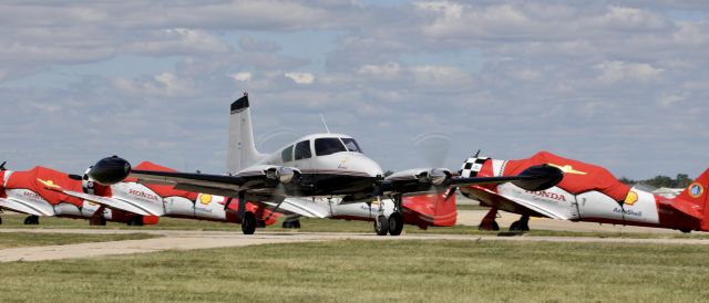 Cessna 310 (N6625B) - On flightline