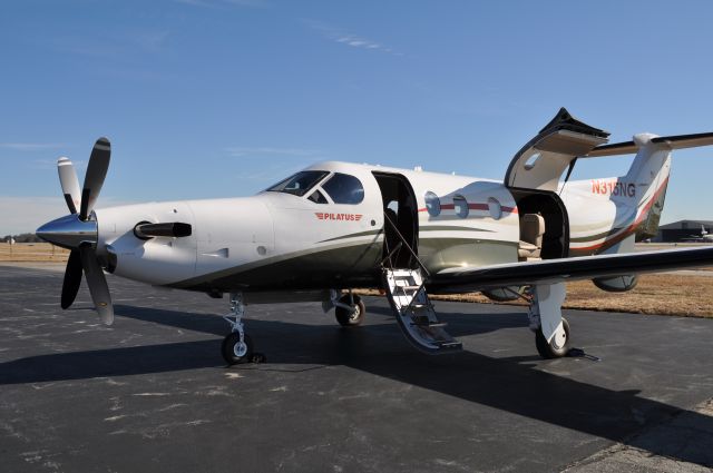 Pilatus PC-12 (N315NG) - PC-12 with main cabin door and cargo door open