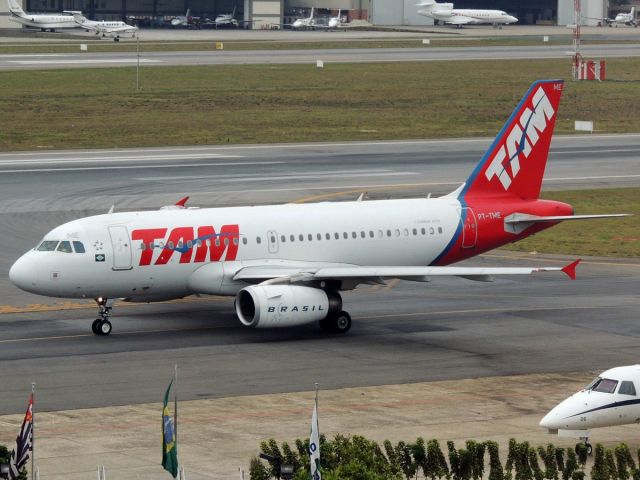 Airbus A319 (PT-TME) - Airbus A319-100 (CN 4389) TAM - Aeroporto de Congonhas/São Paulo (CGH/SBSP) , Brazil