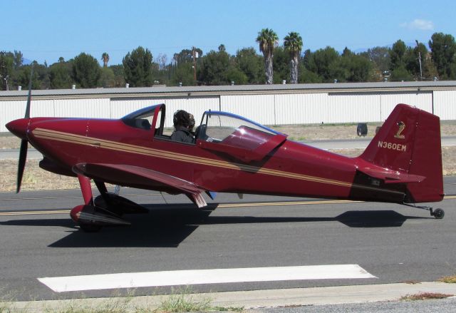 Vans RV-6 (N360EM) - Taxiing to RWY 6