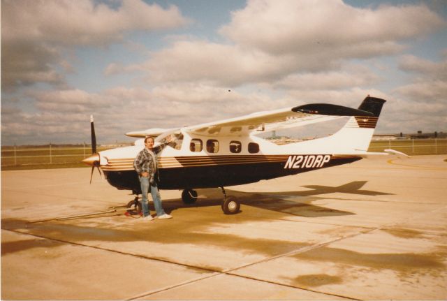 Cessna P210 Pressurized Centurion (N210RP) - Proud painter and designer of paint job.  Vowed never to paint another plane again.  Way too much prep work.  