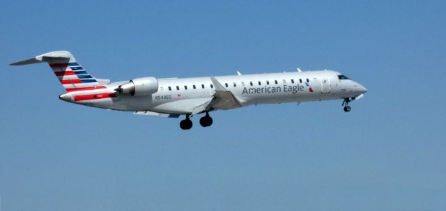 Canadair Regional Jet CRJ-700 (N540EG) - On final is this 2011 American Airlines Eagle Canadair Regional Jet 702ER in the Spring of 2021.