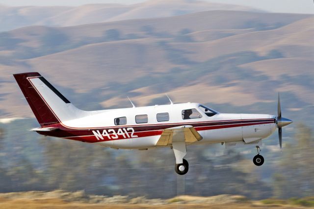 Piper Malibu Mirage (N43412) - Piper PA46-310P departs Livermore Municipal Airport (CA). July 2021