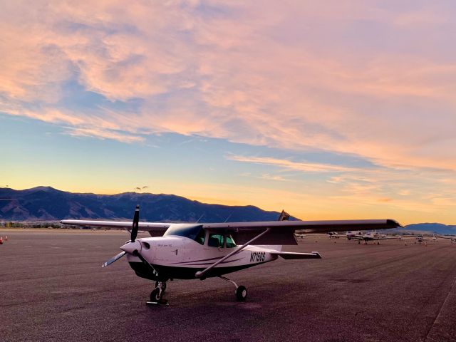 Cessna Skylane (N7150S) - Early morning flight out of Bozeman.