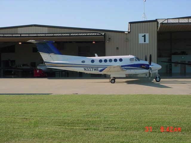 Beechcraft Super King Air 300 (N327ME) - Parked on ramp 8/31/09