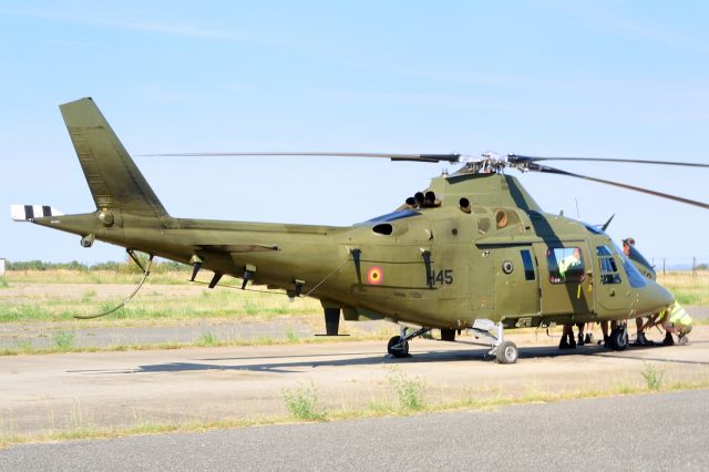 SABCA A-109 (H45) - Participants in preparations for another mission for exercise Italian Blade 2015