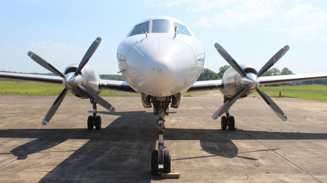 Fairchild Dornier SA-227DC Metro (N807M) - A 1981 model Swearingen SA227-AT Merlin IVC on the ramp at Northeast Alabama Regional Airport, Gadsden, AL - mid-morning, July 15, 2020.