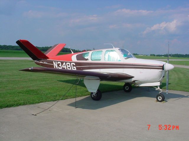 Beechcraft Bonanza (36) (N348G) - Parked on ramp 7/7/09