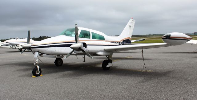 Cessna 310 (N100JH) - A 1971 model Cessna 310Q on the ramp at Gulf Air Center, Jack Edwards National Airport, Gulf Shores, AL - March 27, 2018.