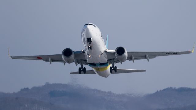 Boeing 737-700 (JA16AN) - Hokkaido International Airlines / Boeing 737-781br /Feb.19.2017 Hakodate Airport [KUH/RJCK] JAPAN