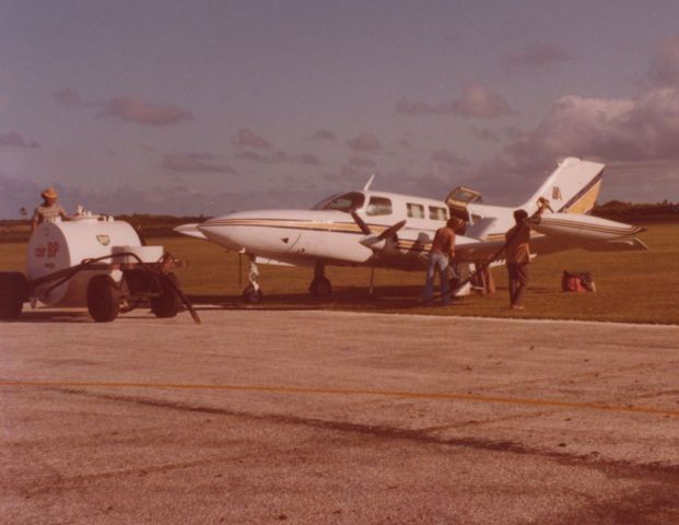 Cessna 402 (N33WT) - Tonga 1979