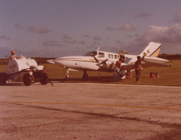 Cessna 402 (N33WT) - Tonga 1979