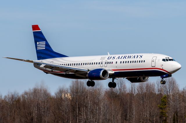 BOEING 737-400 (N404US) - 3/2/2008 This airframe was the 1st 737-400 and used by Boeing for flight test and certification.