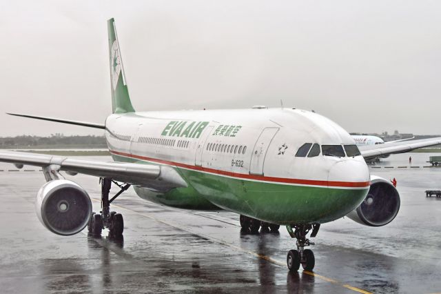 Airbus A330-300 (B-16312) - in pouring rain