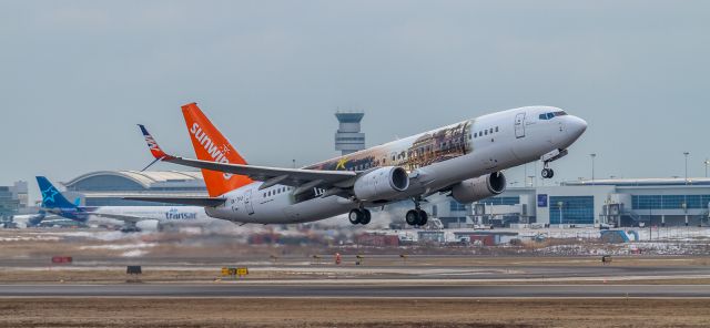 Boeing 737-800 (OK-TVU) - Sunwing 22 heads off to Fort Lauderdale…br /Feb. 18th 2018, 8:03am