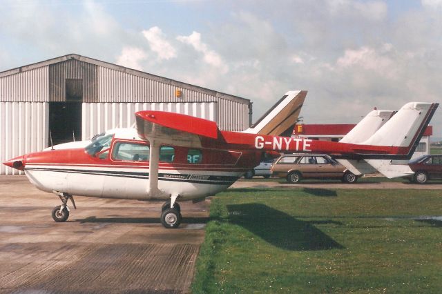 Cessna Super Skymaster (G-NYTE) - Seen here in Apr-89.br /br /Reregistered EC-IPQ 1-Aug-03.