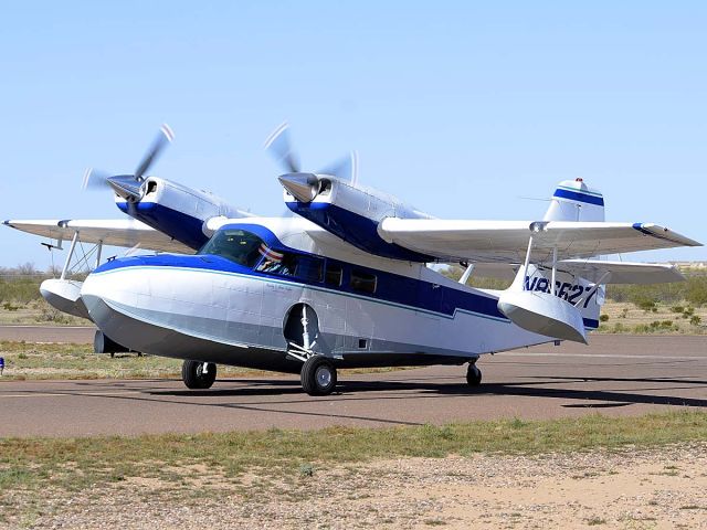 Grumman G-44 Widgeon (N86627) - Grumman G-44A Widgeon N86627 at the Cactus Fly-in on March 3, 2012.