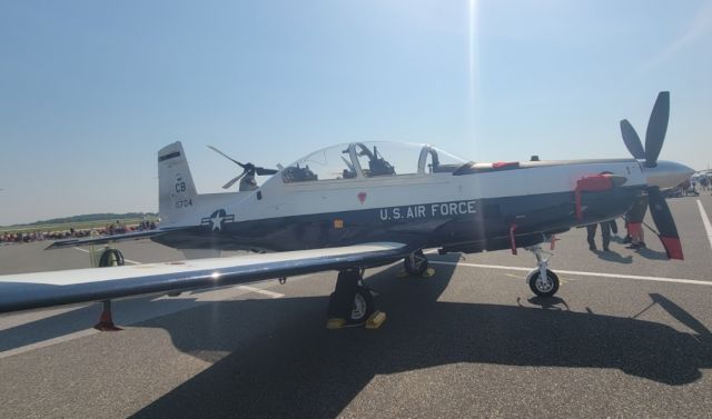 Raytheon Texan 2 (03-3704) - On display at Dover Air Force Base for Thunder Over Dover 2022 - USAF T-6A Texan II