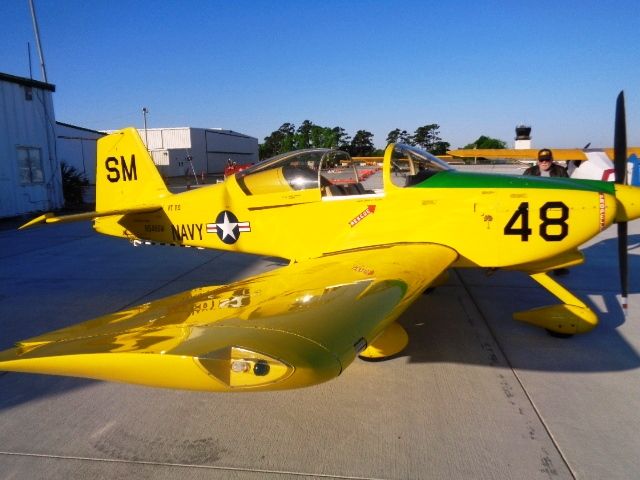 N548SM — - Beautiful RV-6A Aircraft parked on Flight Line getting ready to fly on a CAVU day from Grand Strand Airport (KCRE) in North Myrtle Beach, SC on 4/22/2015. According to Pilot, it took him six years and 1,500 hours to assemble this aircraft from a kit at home.