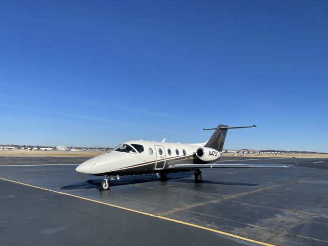 Beechcraft Beechjet (N473FL) - In the land of FedEx. 