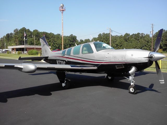 Beechcraft Bonanza (N77DC) - The nicest looking of the conversions in my opinion.